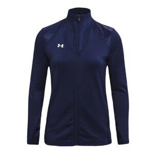 Women's Navy Blue Under Armour Command Warm-Up Full-Zip
